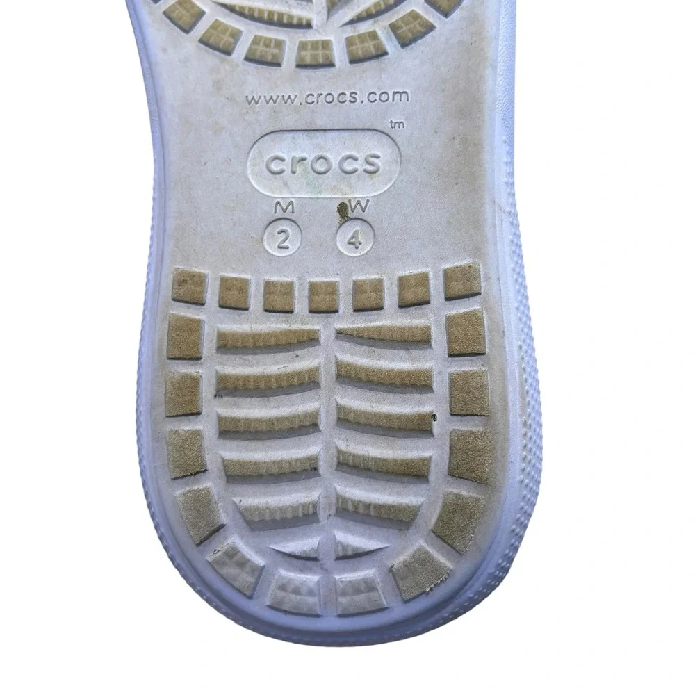 Crocs Crush Sandal Periwinkle Blue Platform Slide Womens 4 Mens 2 Chunky Comfort